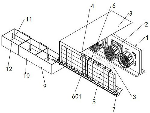 Novel energy-saving and environment-friendly deodorization device special for breeding house