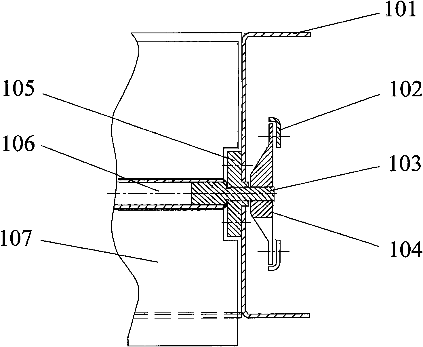 Radiator shutter device