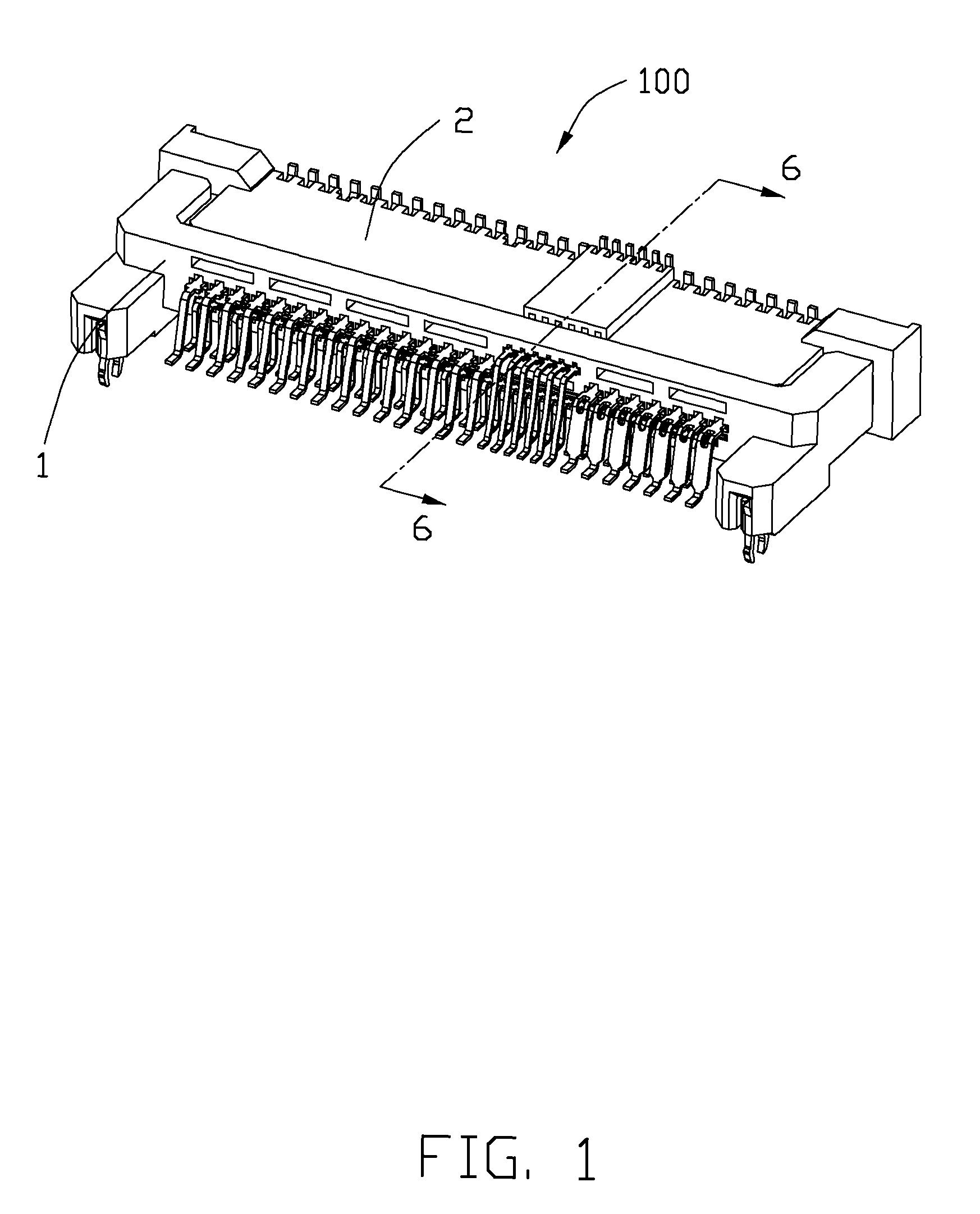 Electrical connector with two grounding bars