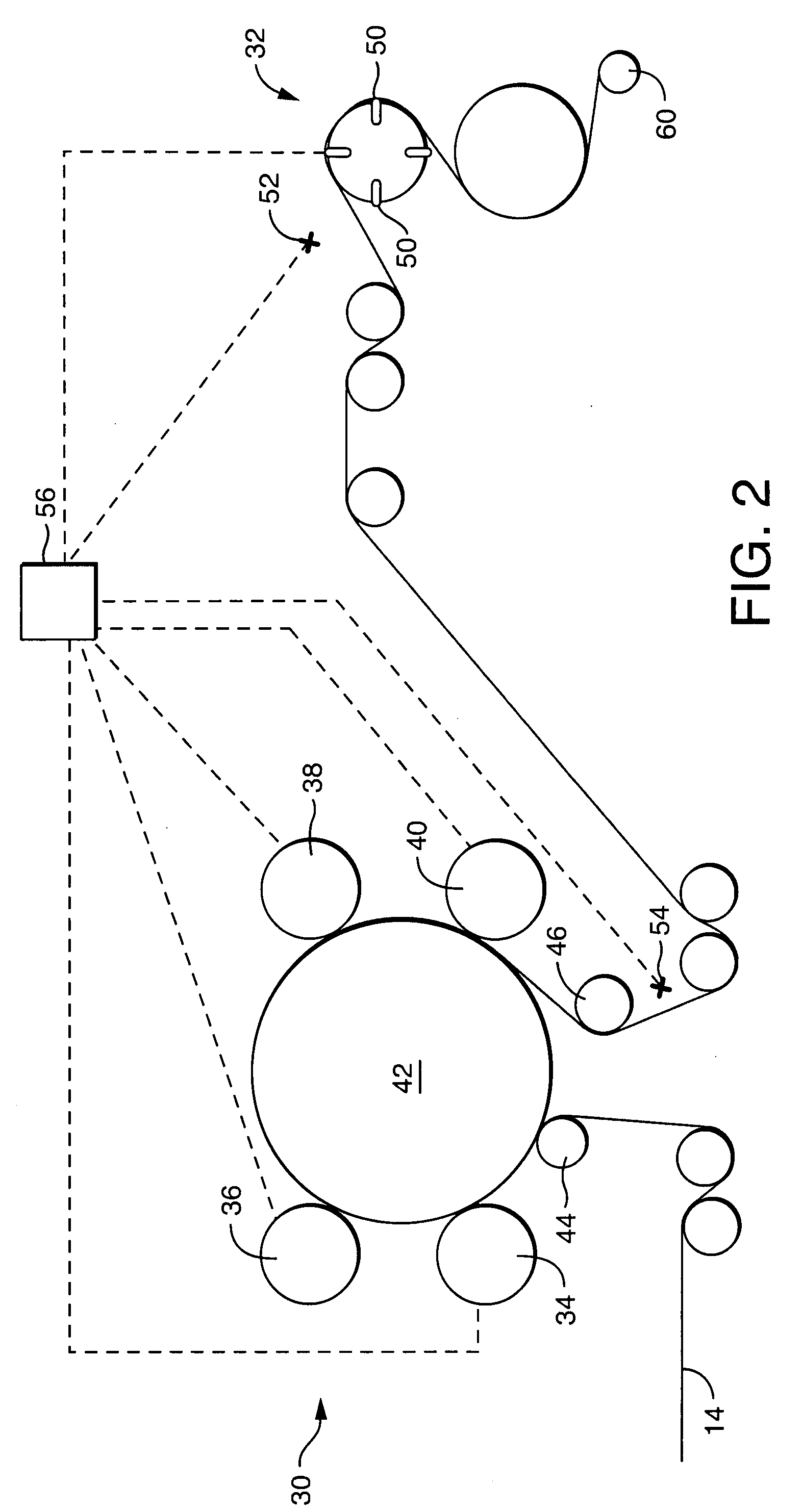 Process and system for aligning printed images with perforated sheets