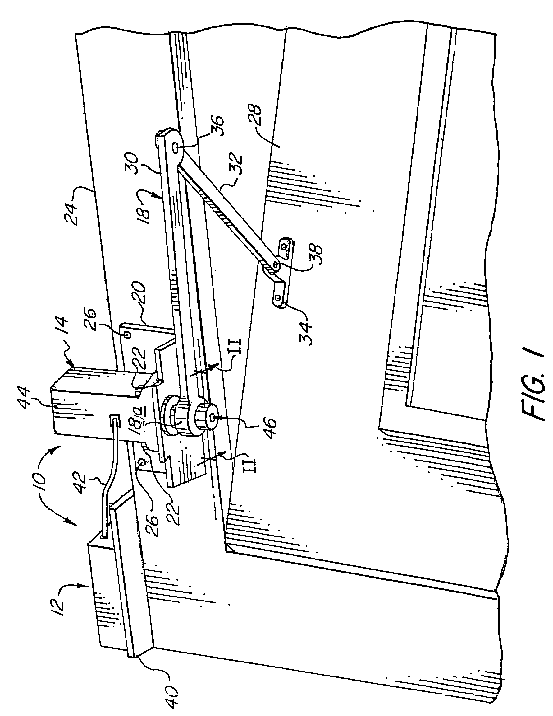 Automatic door opener with magnetic clutch