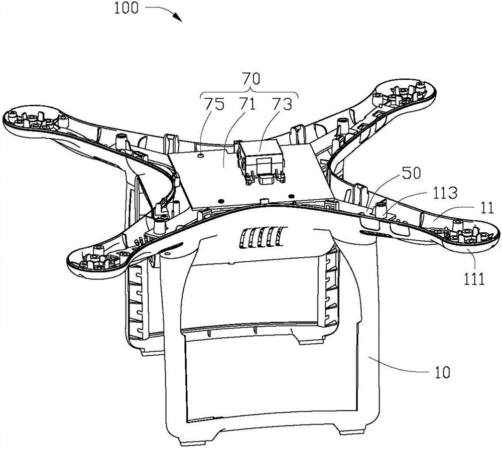 Damping bracket and flight equipment applying same