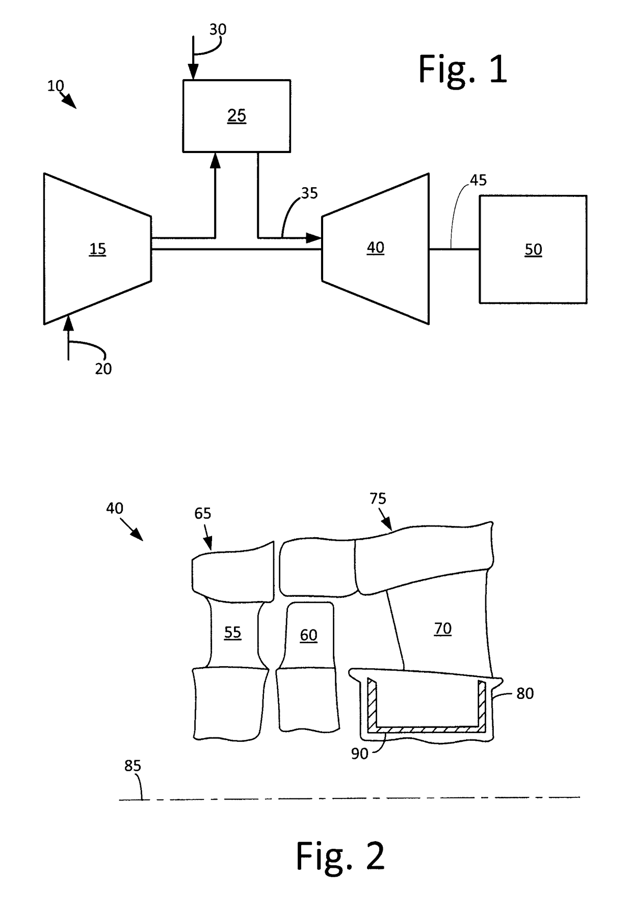 Tapered gas turbine segment seals