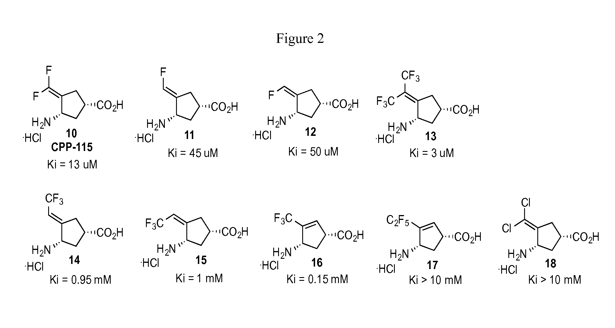 Ornithine Aminotransferase Inhibition with GABA Analogues for Treatment of Hepatocellular Carcinoma