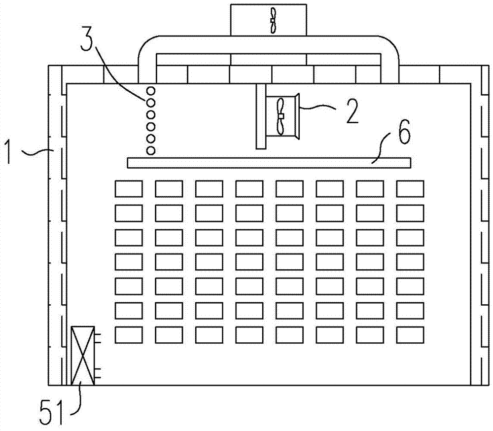 Active wood drying device