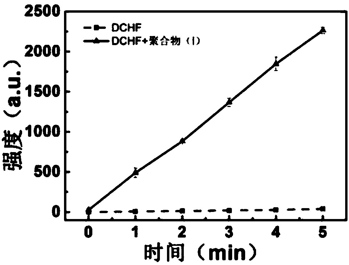 Photodynamic sterilization polymer as well as preparation method and application thereof