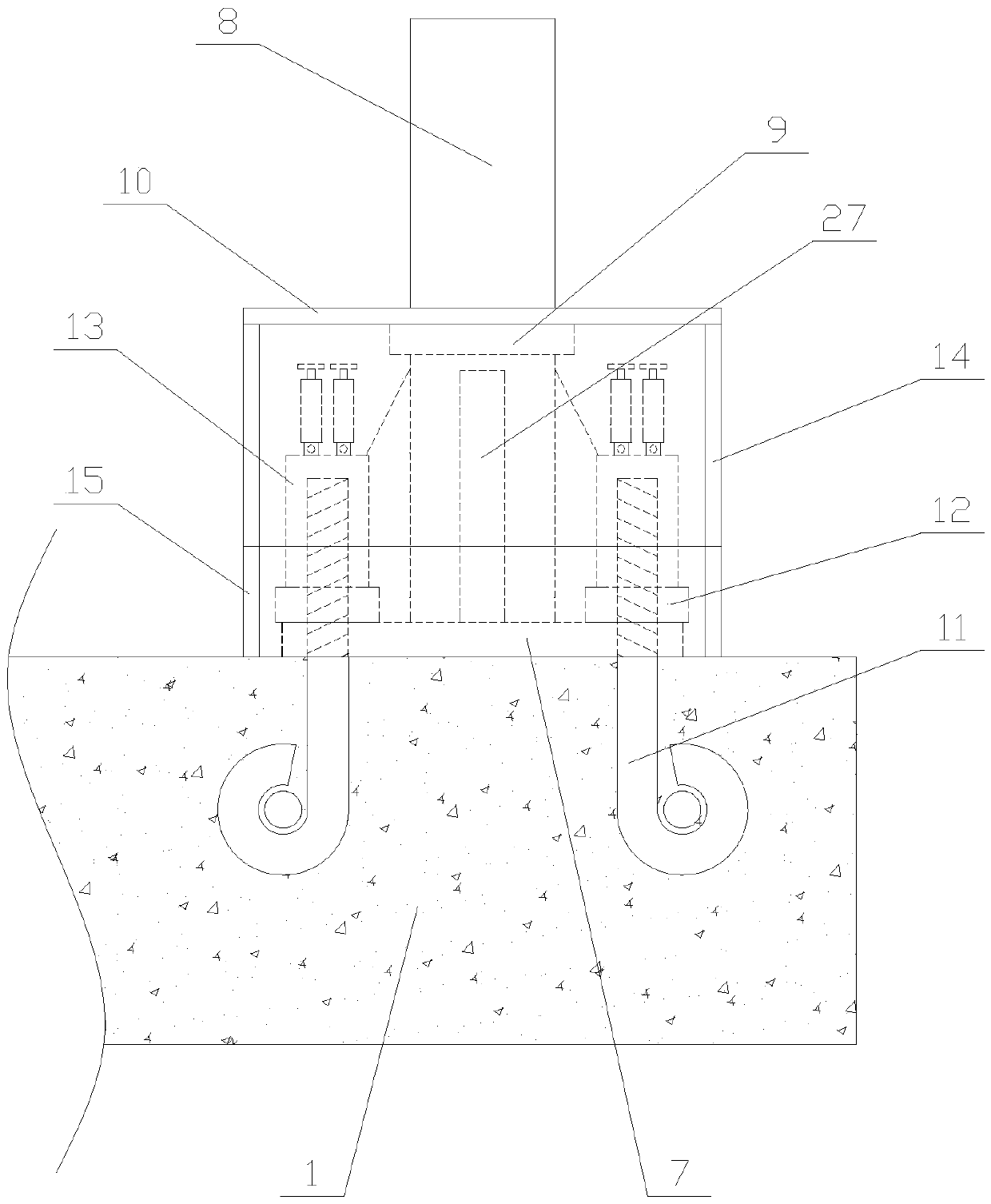 Communication iron tower with antitheft function and stable structure