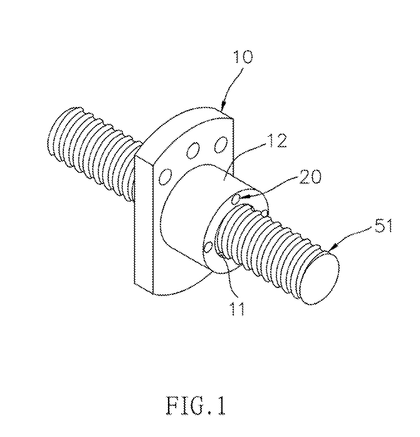 Nut for ball screw