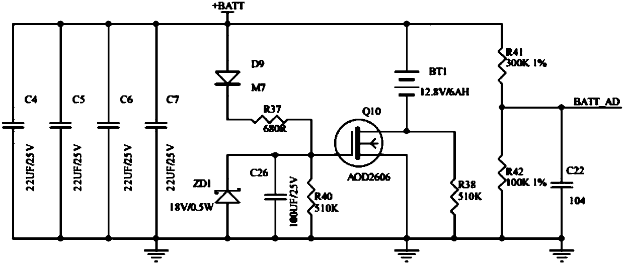 Battery reverse connection prevention circuit and solar energy emergency convenient and rapid system and method