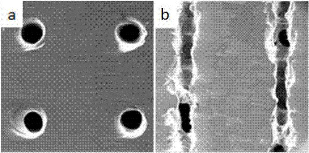 Laser preparation method of titanium-nitride-coating-contained textured surface of titanium alloy