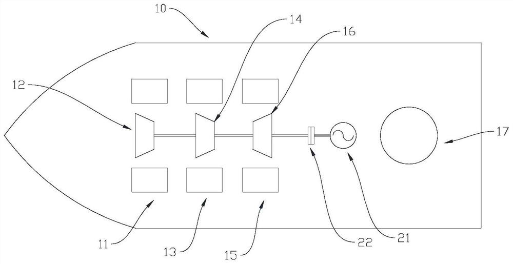 A small floating nuclear energy system and its propulsion and power generation method