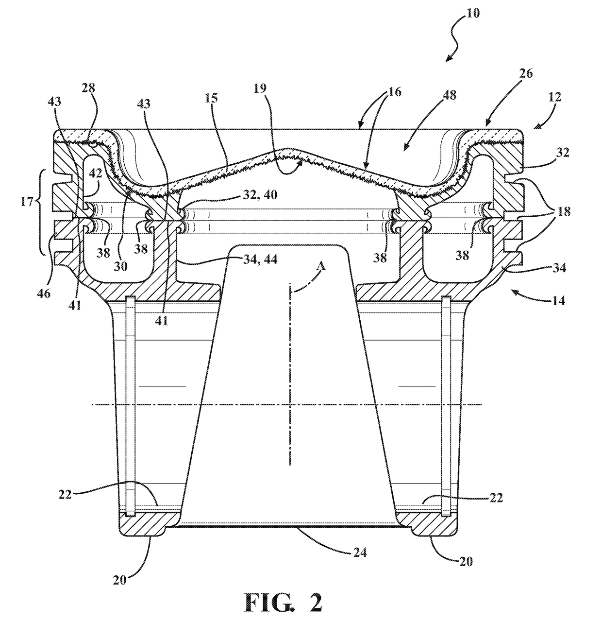 Piston with thermally insulating insert and method of construction thereof