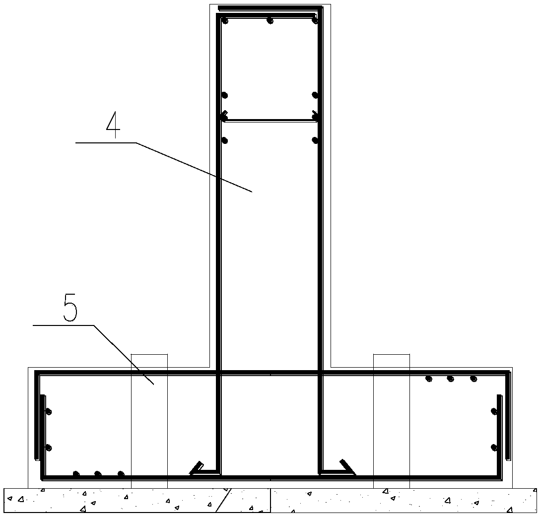 Method for reinforcing gravity type retaining wall