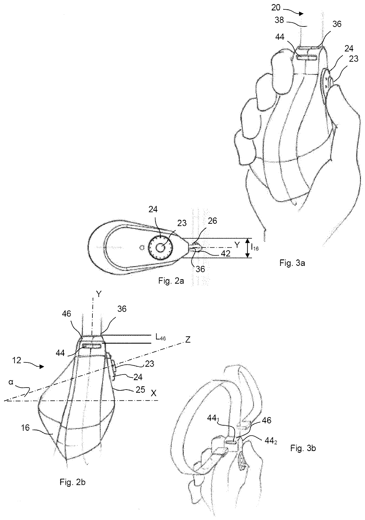 Device for measuring a measurement