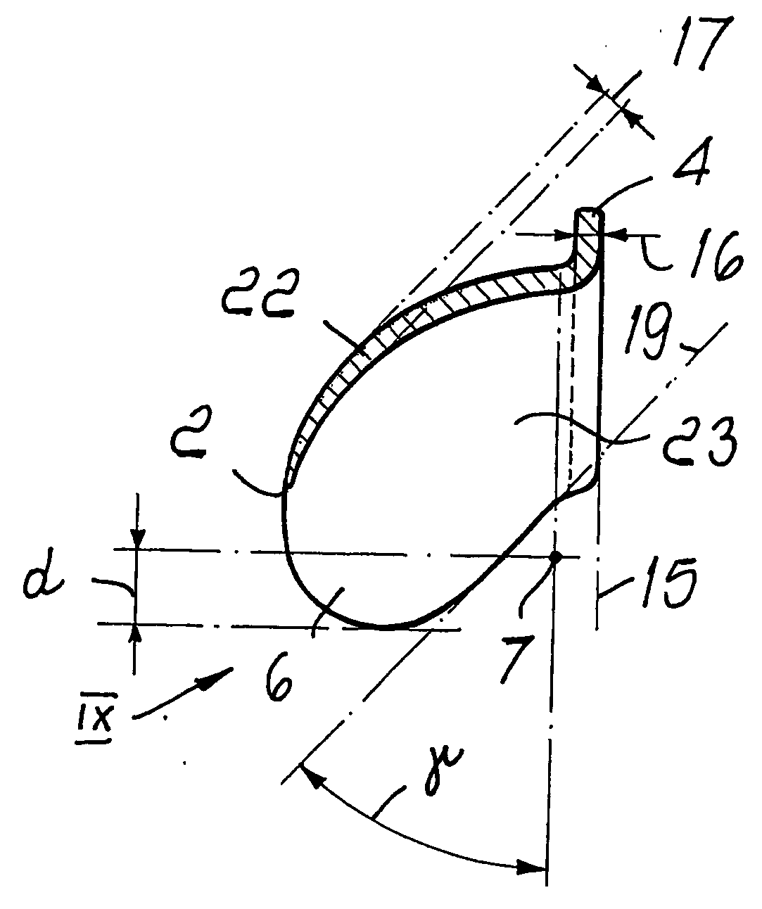 Corrective element for the articulation between the femur and the pelvis