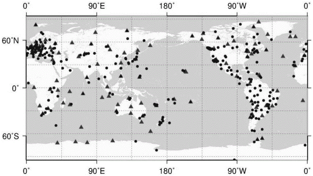 Rapid processing method and system for whole large scale GNSS network data