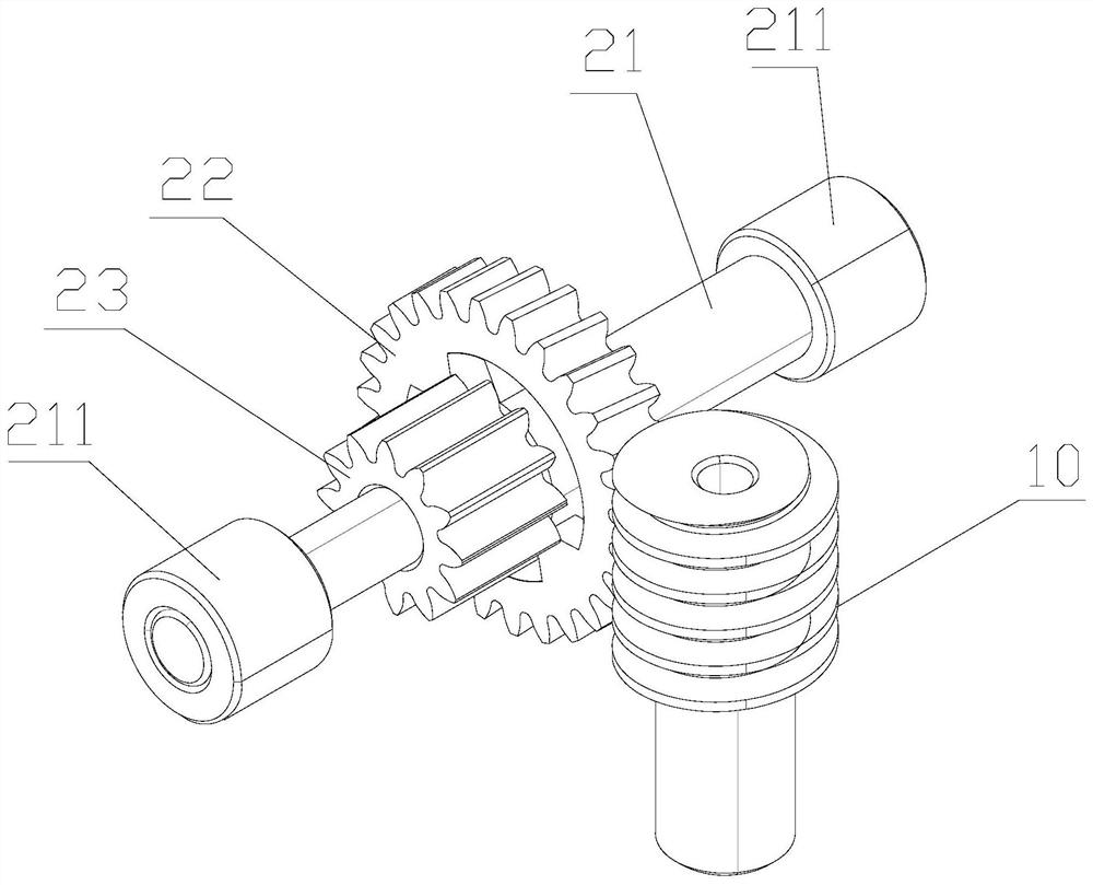 Worm gear and worm transmission structure, worm gear and worm speed reducer and speed reduction motor