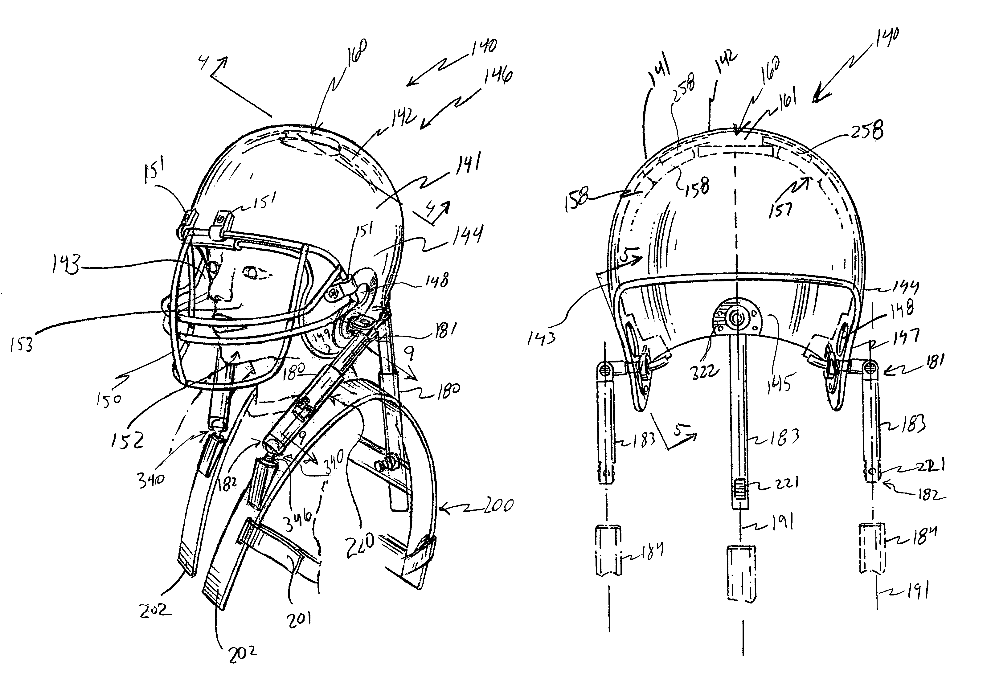 Protective helmet with motion restrictor