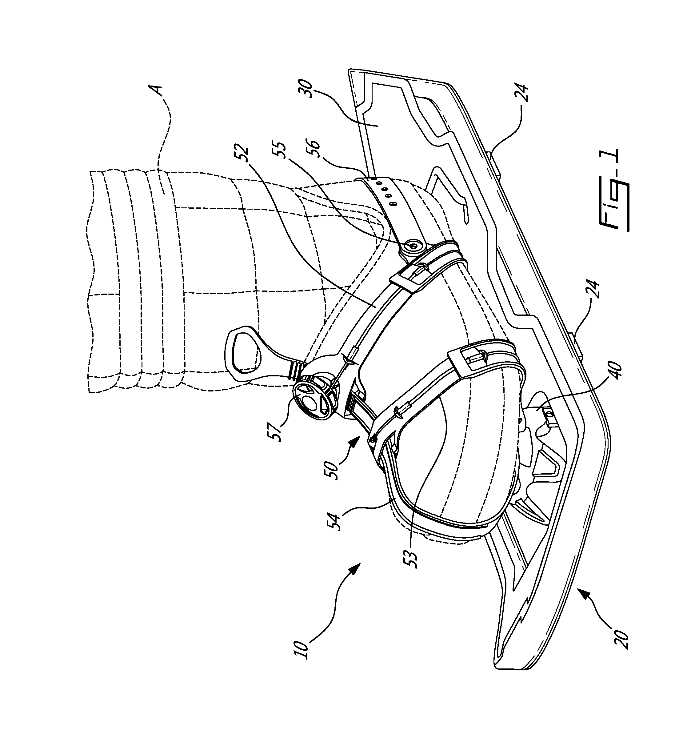 Harness and snowshoe frame