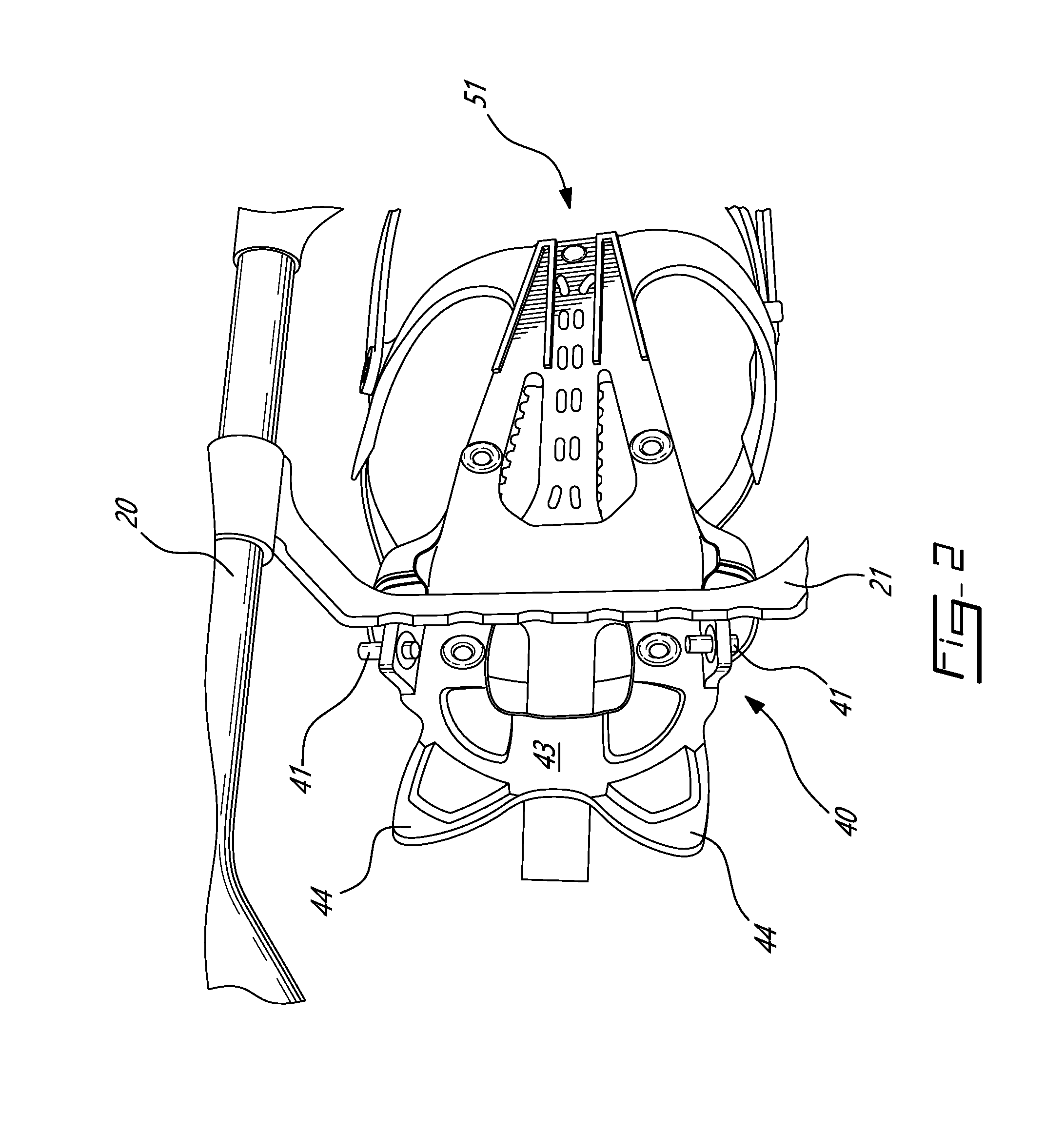 Harness and snowshoe frame