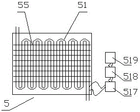 Oil field exhaust gas thermal energy power system based on semiconductor condensation