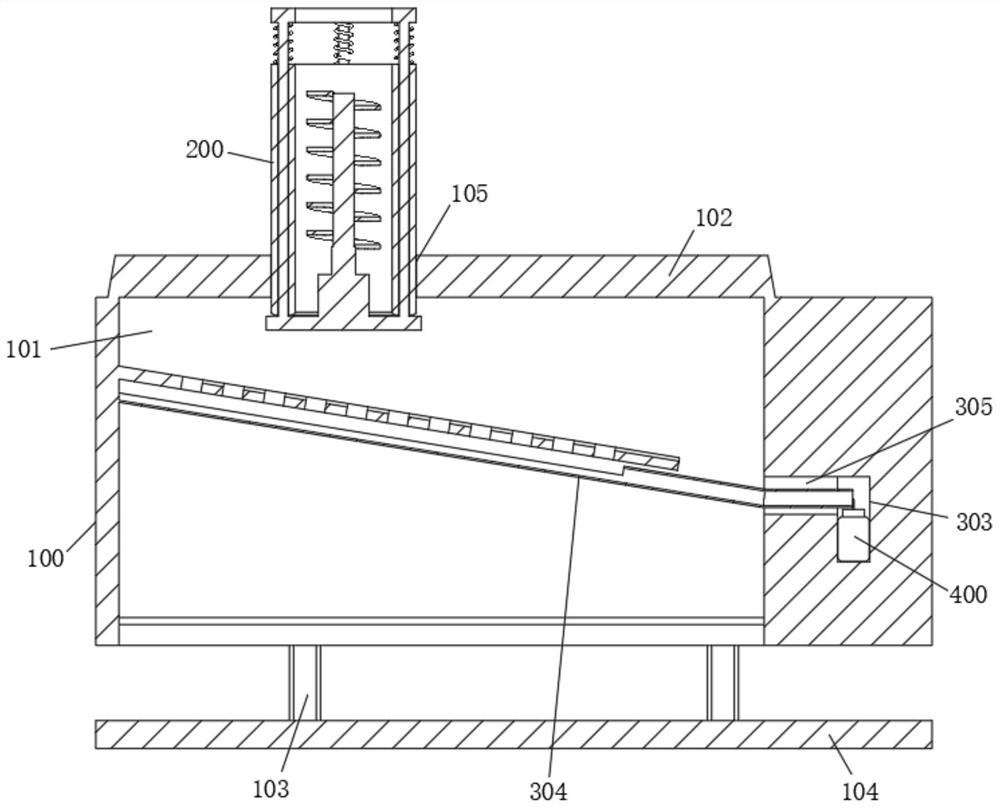 Rapid detection and analyzing device for organic pollutants in agricultural products