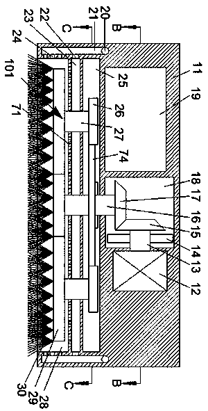 Solar panel cleaning device