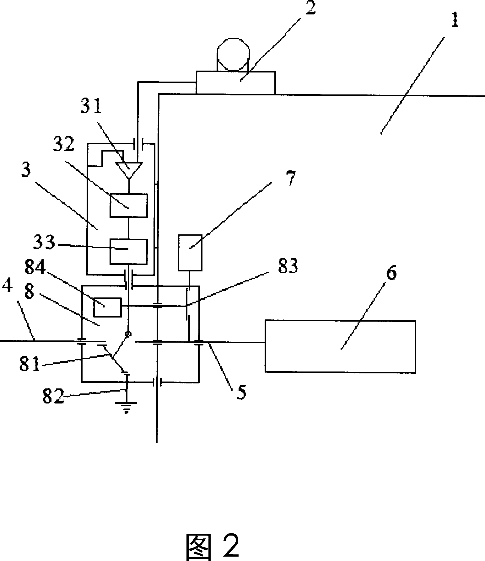 Method and device for lightning arresting switch