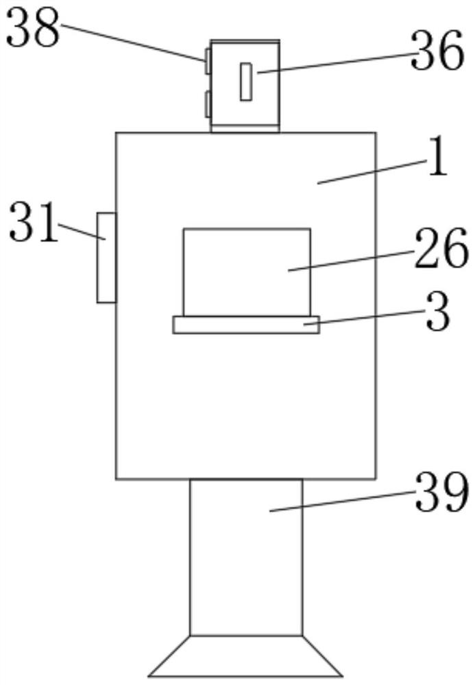 Rice impurity removal device for agricultural machinery processing and impurity removal method thereof