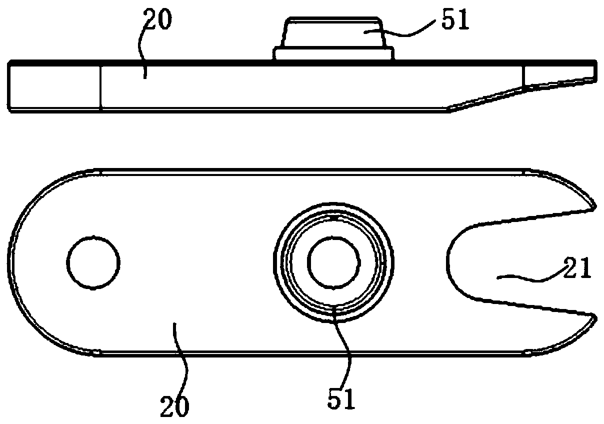 Disassembling tool of steering gear outer sphere head and steering knuckle