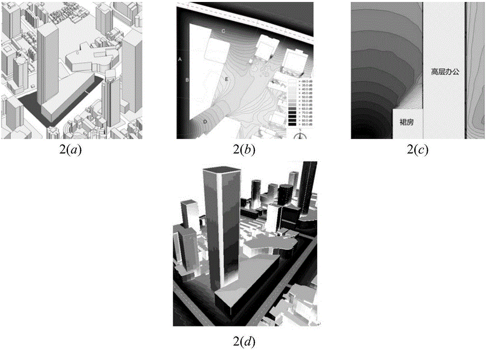 City noise 3D digital map manufacturing method