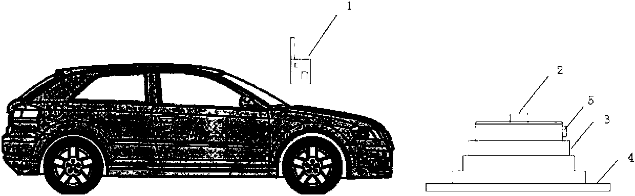 Parking control method based on infrared control