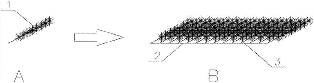 Preparation method of efficient dedusting module