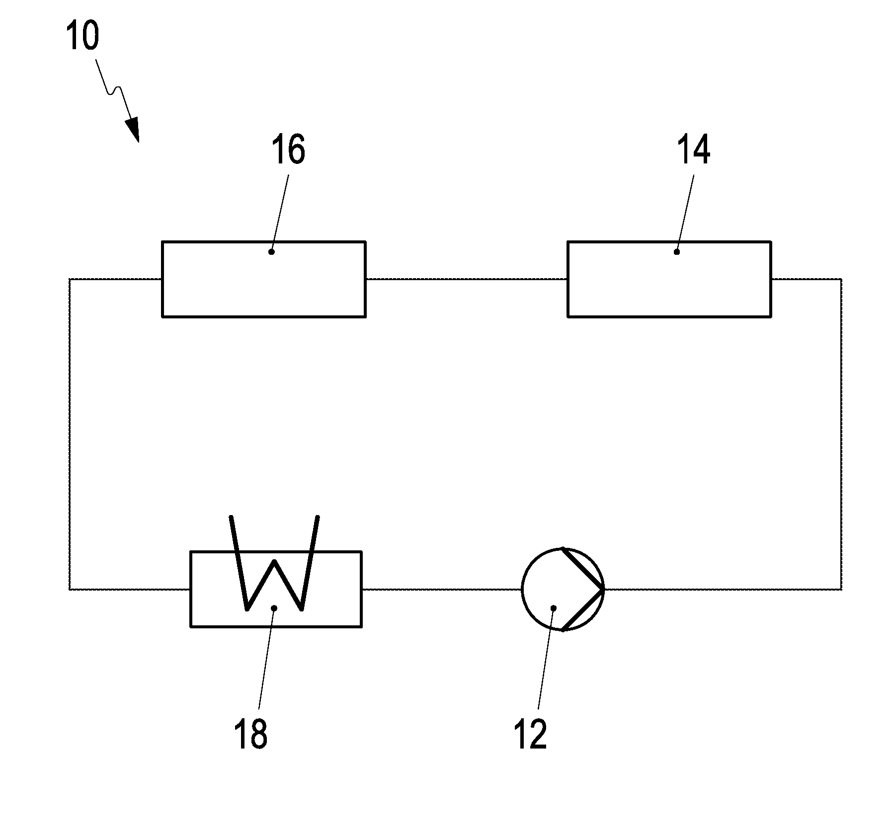 Cooling circuit for a motor vehicle and use of an electrically non-conductive cooling fluid