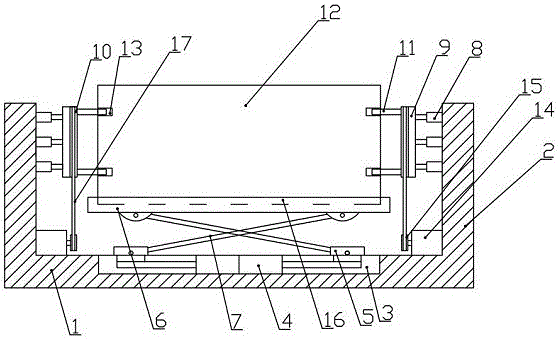 Full-automatic box turnover device