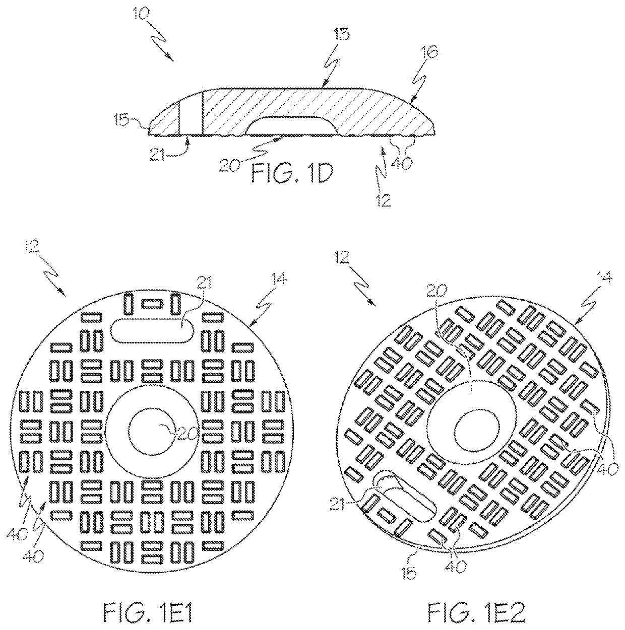 Portable speed bump discs