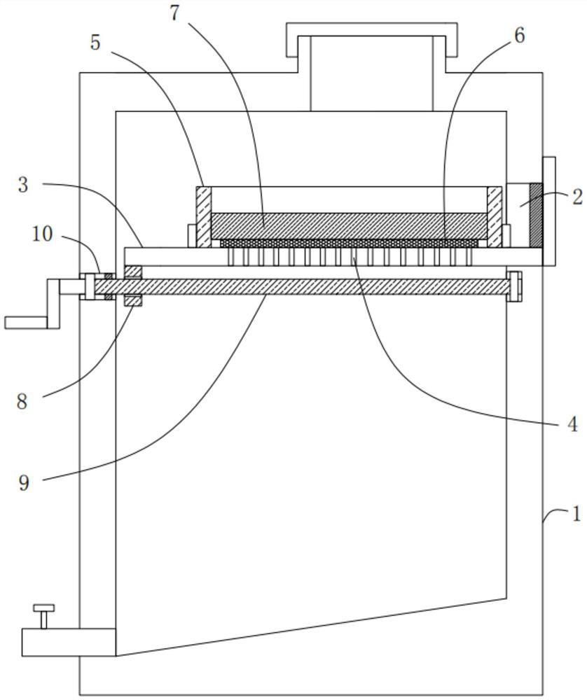 Chemical liquid medicine residual liquid collecting device for PCB production