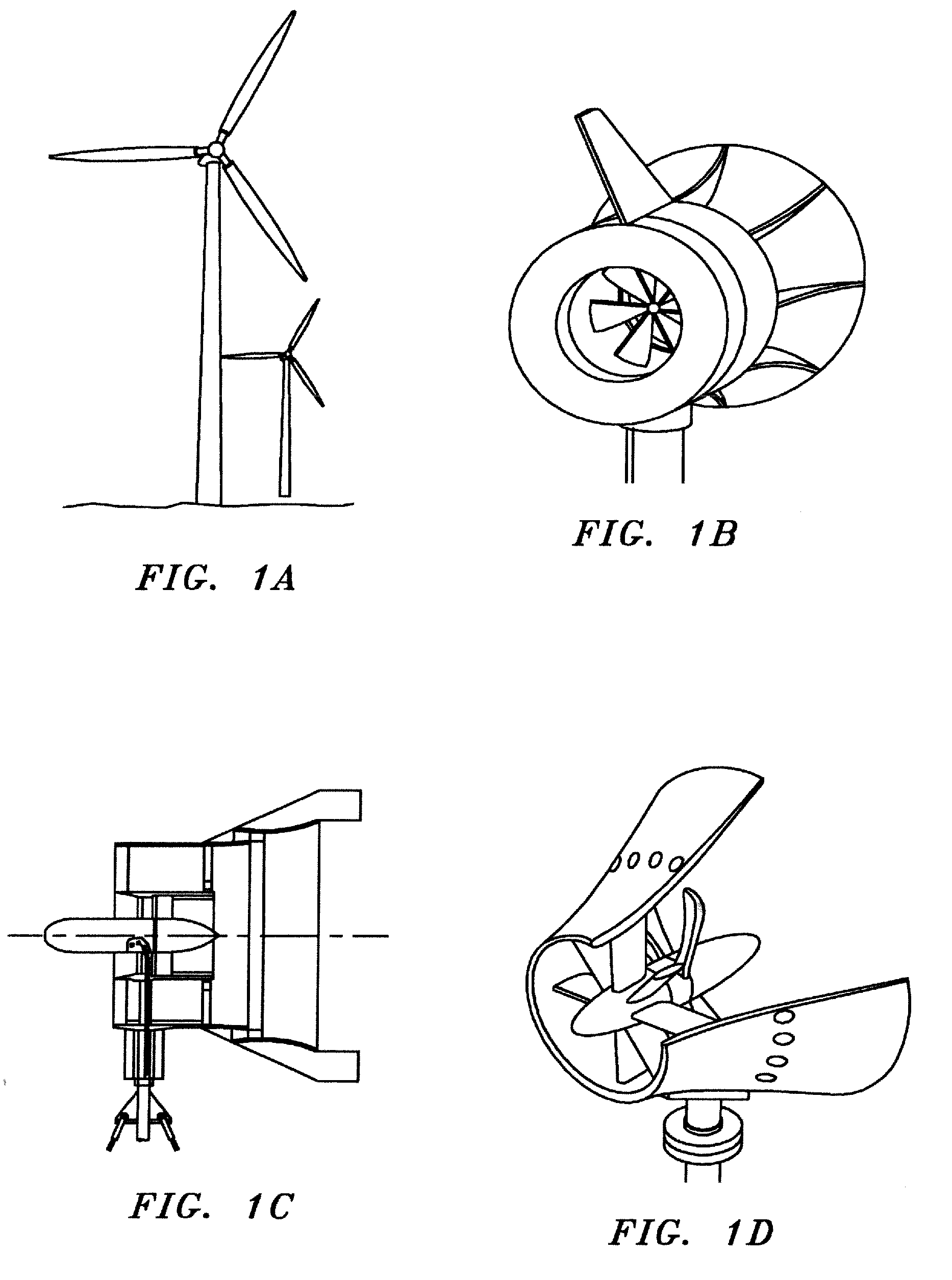 Wind turbine with mixers and ejectors