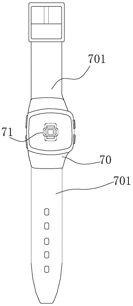 Wristband structure having heart rate detection function and running examination system and method thereof