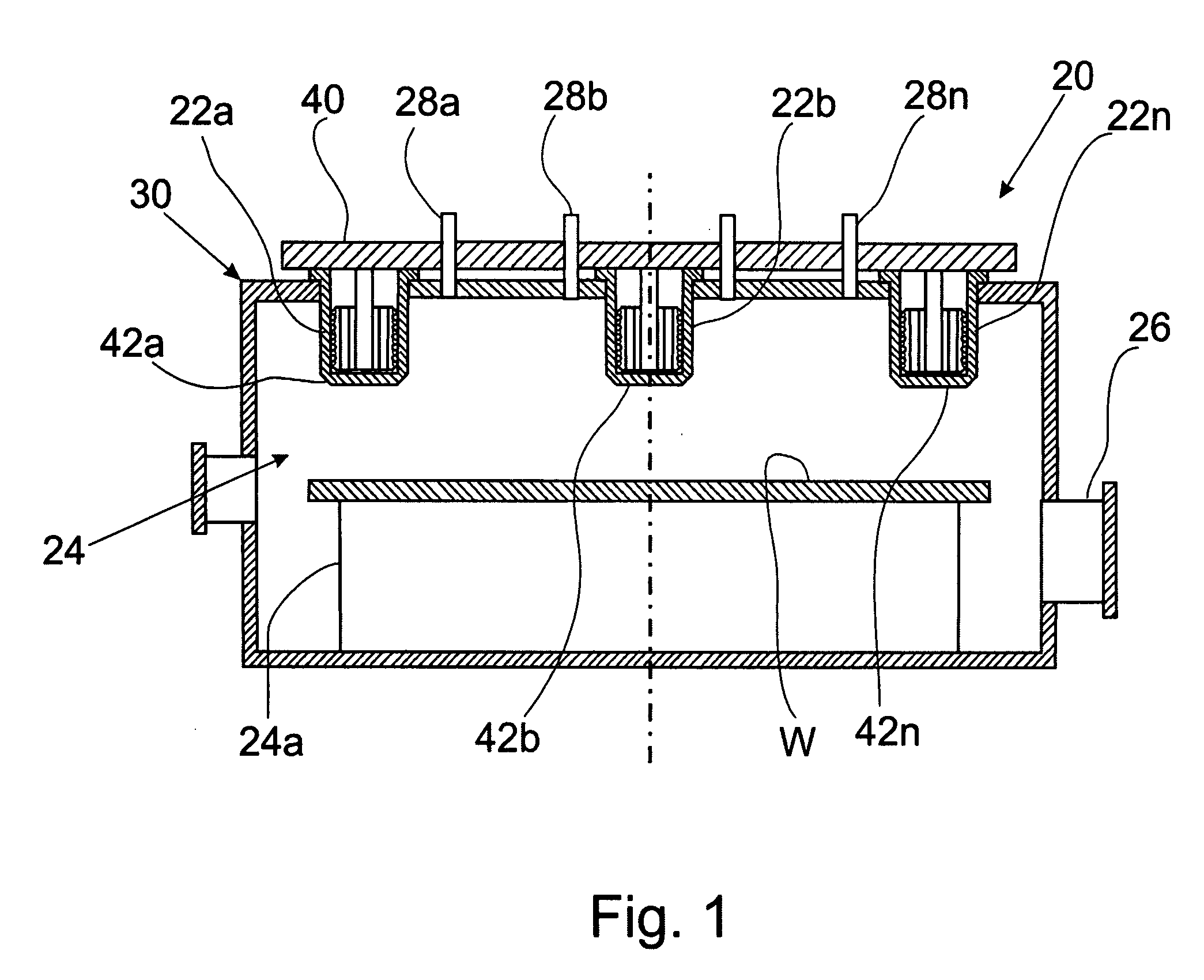 Plasma reactor with inductie excitation of plasma and efficient removal of heat from the excitation coil