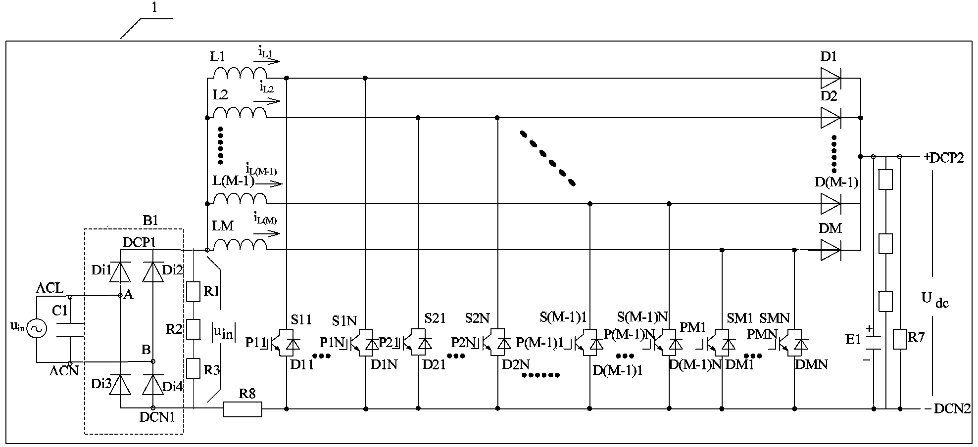 Composite power factor correction circuit