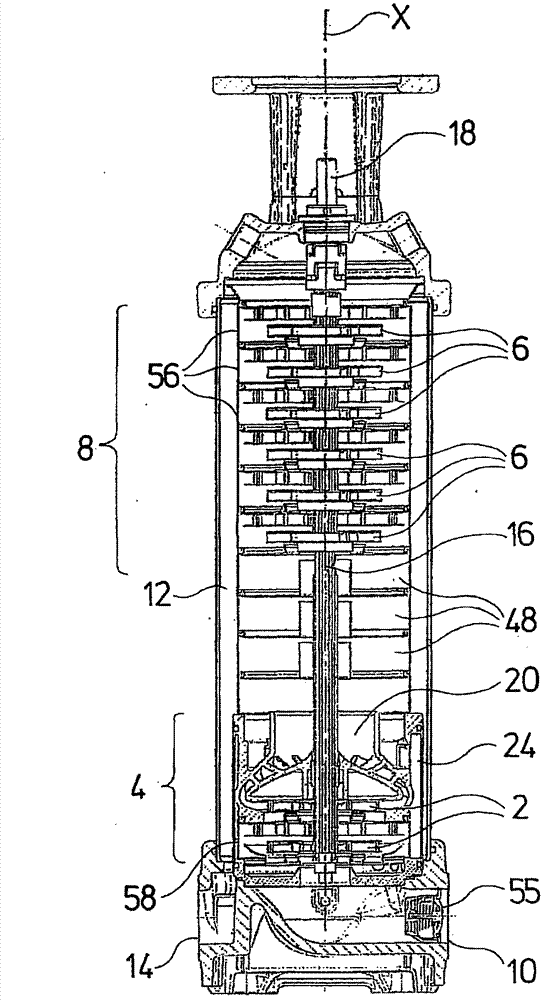 Multi stage centrifugal pump system