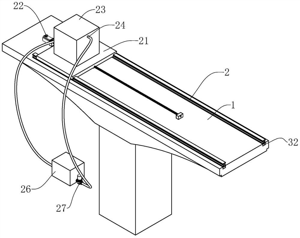 Bridge cantilever closure section pouring equipment