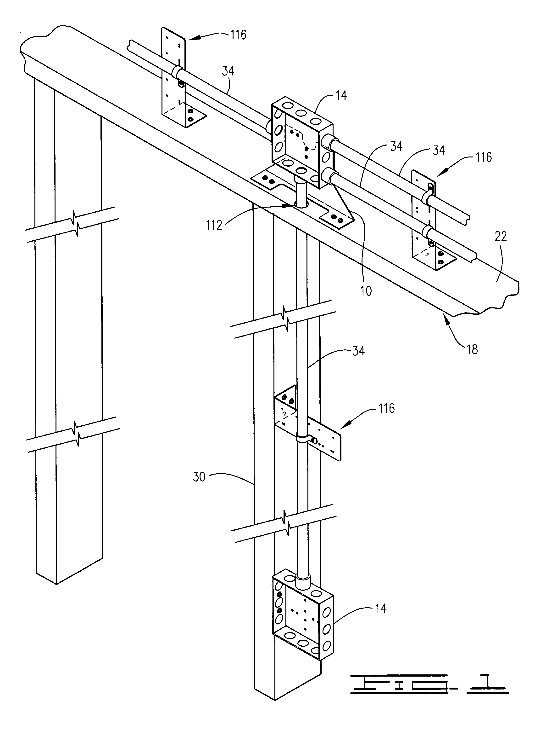 Bracket for mounting electrical junction boxes