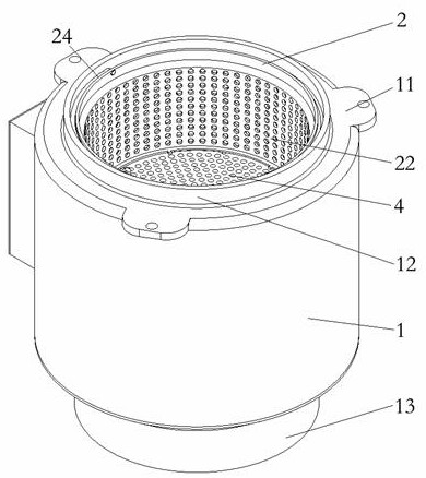 Composite double-layer filter screen structure