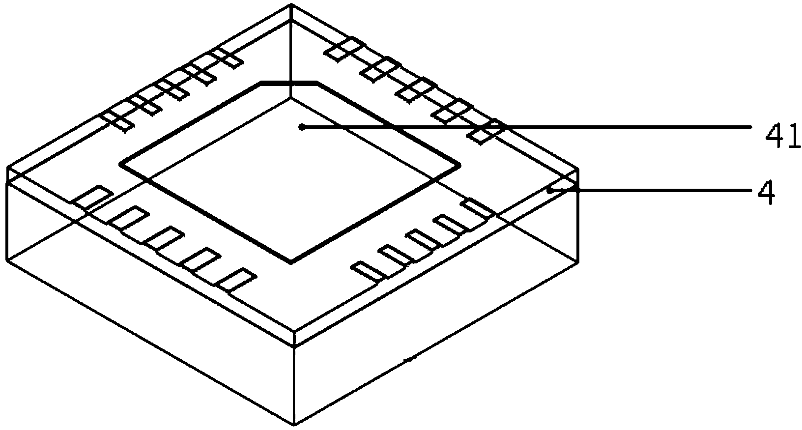 Tire pressure monitoring system package structure and package method thereof