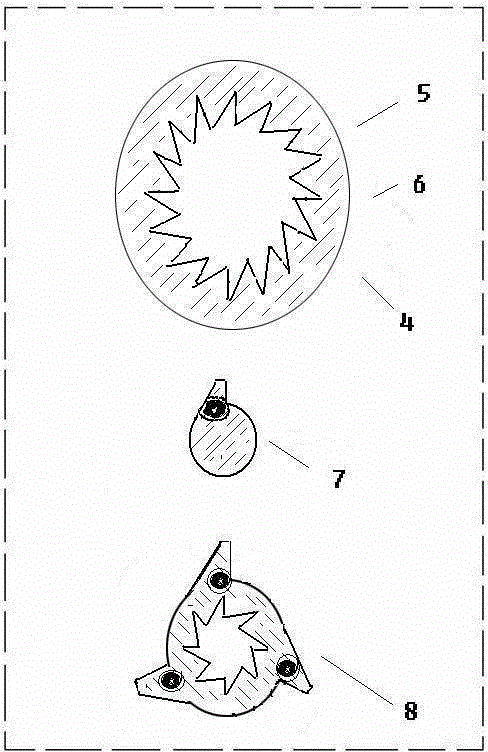 Anti-loosening bolt connecting pair with two tails