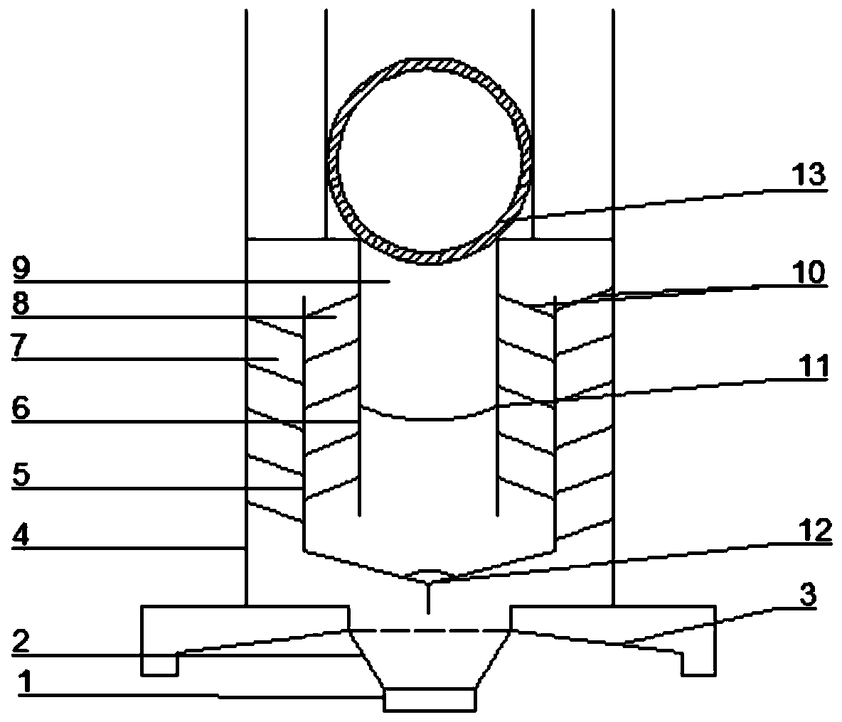 A range hood with high oil separation degree and its built-in spiral separation device