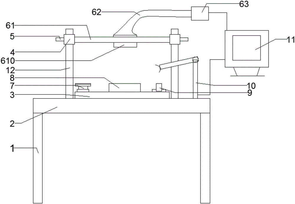 Automatic screen printing device for mobile phone touch screen