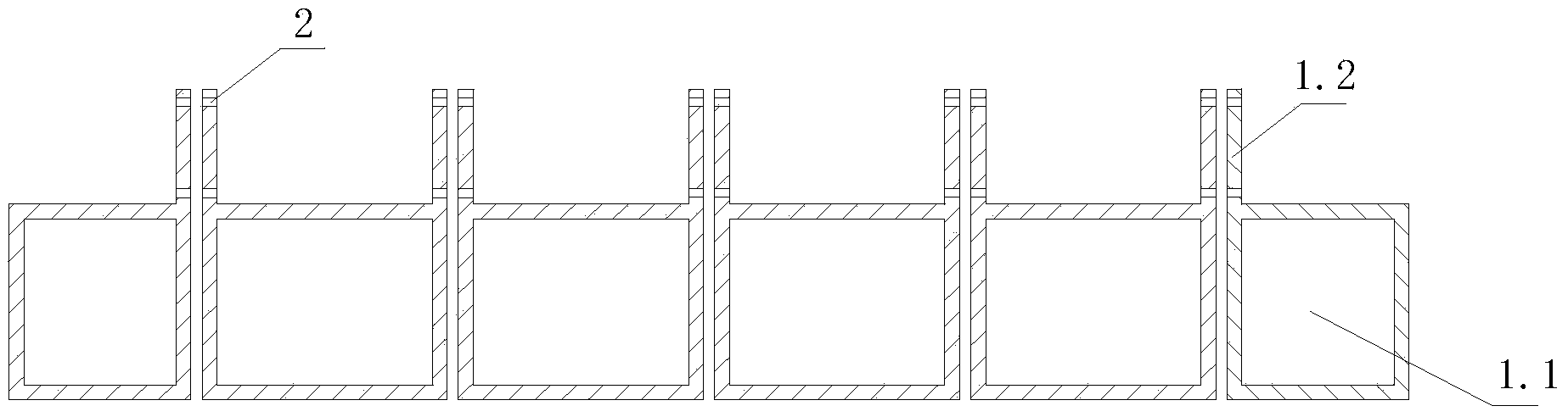 Manufacturing method for ribbed FRP members